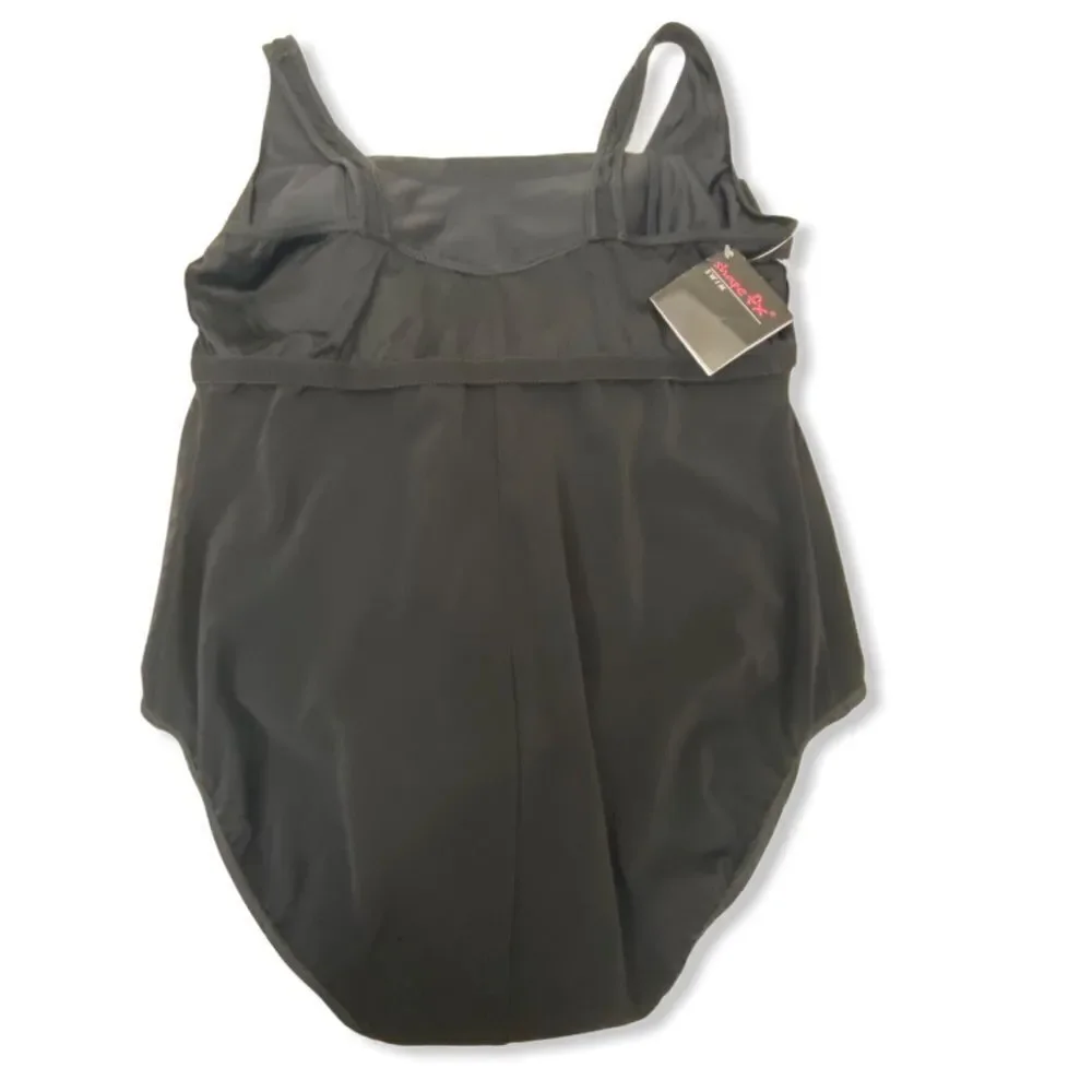 Shape FX Slimming Black One Piece Swimsuit